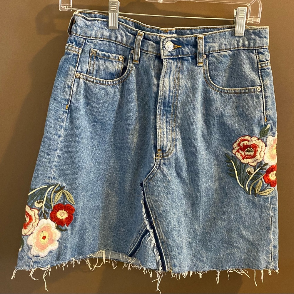High Waist Mini Skirt